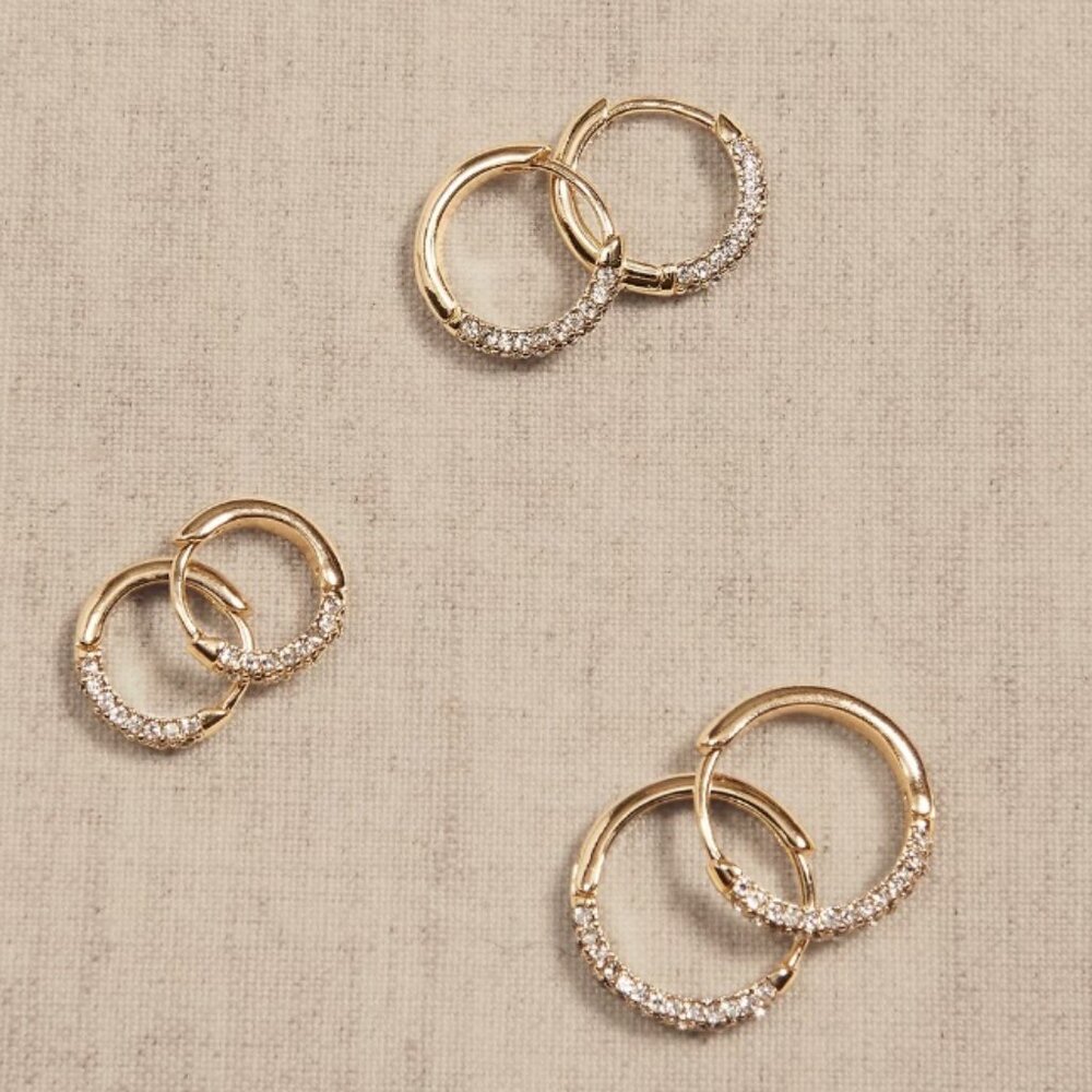 Banana Republic Huggie Earrings - Multipack